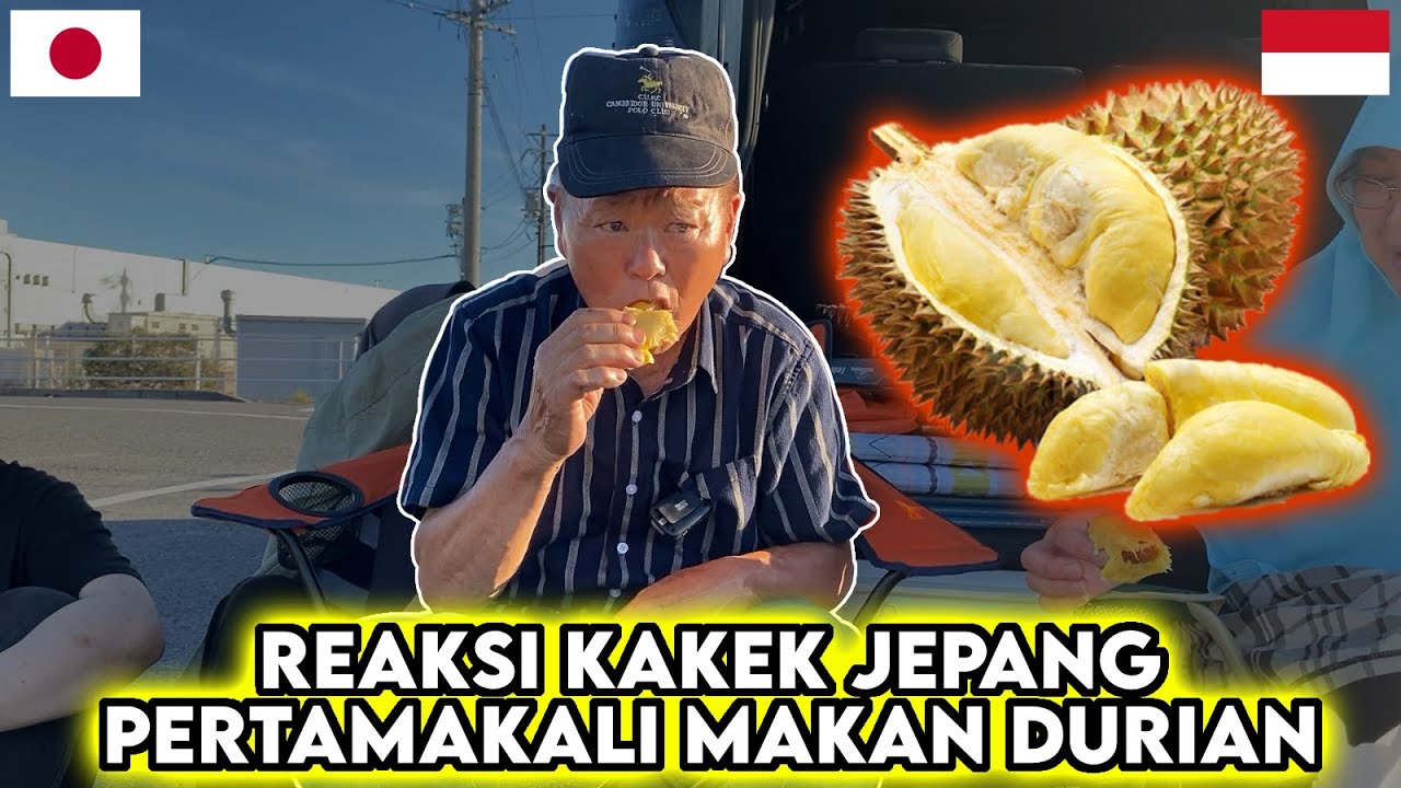 ORANG JEPANG KAGET LIHAT KITA MAKAN DURIAN DI PINGGIR JALAN