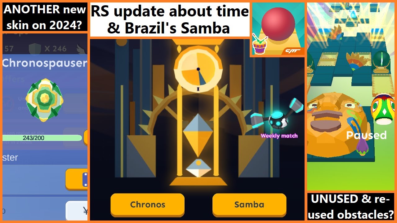 New RS Update: Official levels about the time & Brazil's musical samba festival| Rolling Sky v3.7.34