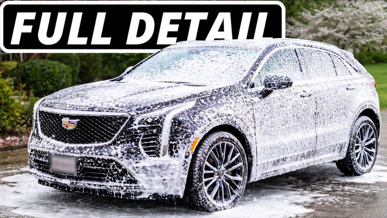 Cleaning a DIRTY Cadillac XT4 - Exterior Car Detailing
