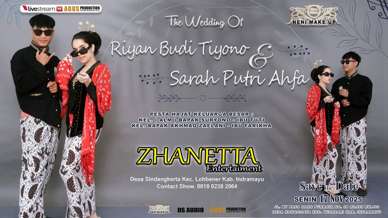 🔴 LIVE ORGAN DANGDUT ZHANETA MUSIC || RESEPSI  DENGGOL Dengan PUTRY || KONGSIJAYA, SENIN 17 NOV 2025