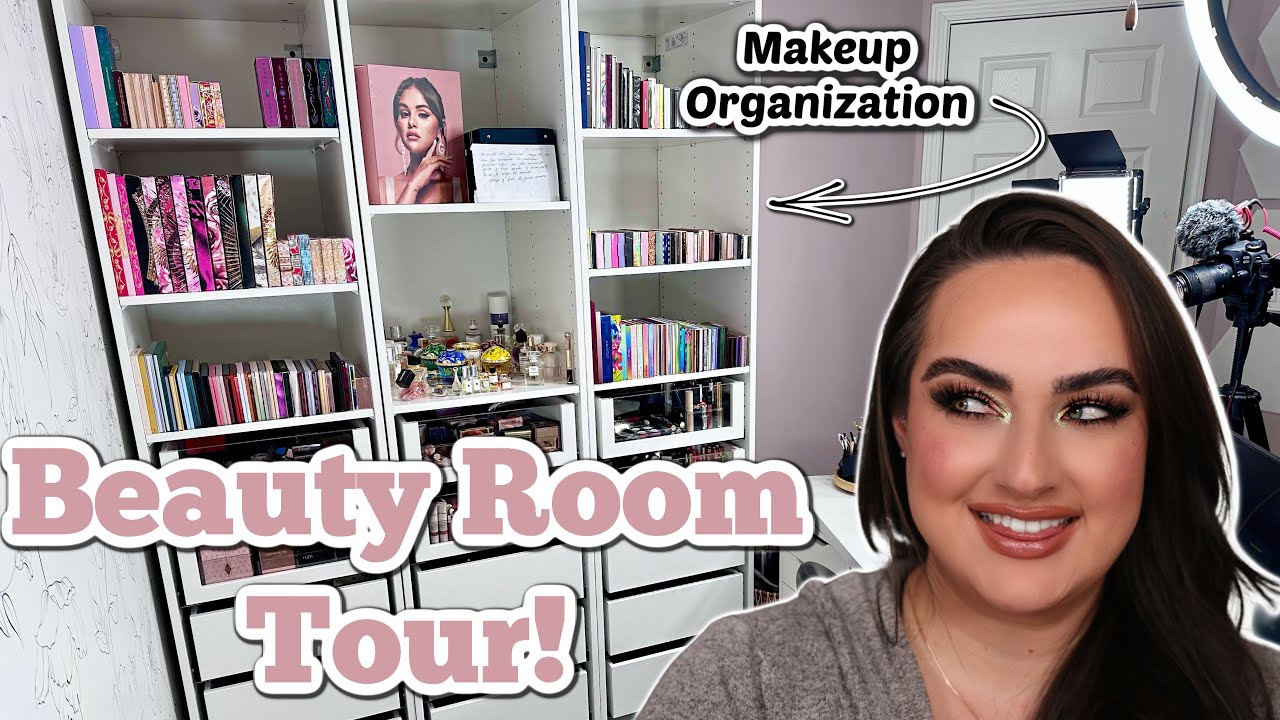 MAKEUP COLLECTION ORGANIZATION & NEW BEAUTY ROOM TOUR!