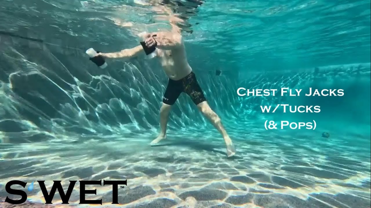 S'WET™ Chest Fly Jacks with Tuck & Pops | Full-Body Aqua Power Move