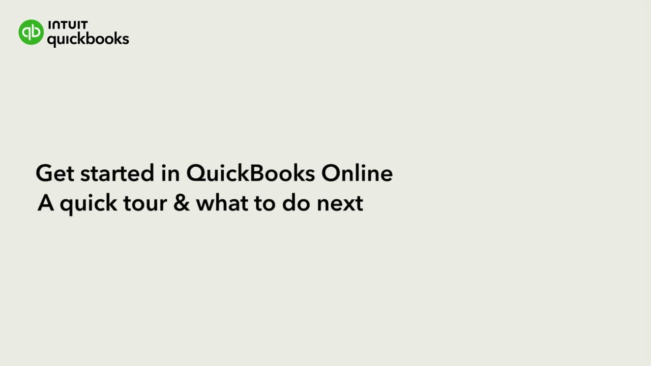 How to get started in QuickBooks Online