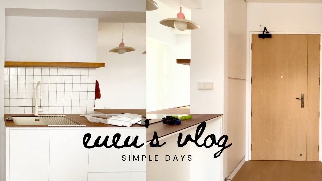 Simple everyday life: 3-Room HDB Reno Progress, Door Laminate, UV Film Installation, IKEA Trip