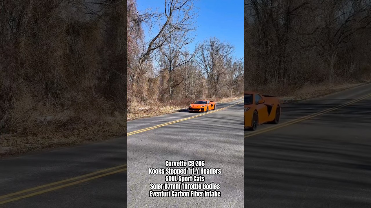 CORVETTE C8 Z06 | Kooks Headers, SOUL Sport Cats, Soler Throttle Bodies, Eventuri Intake