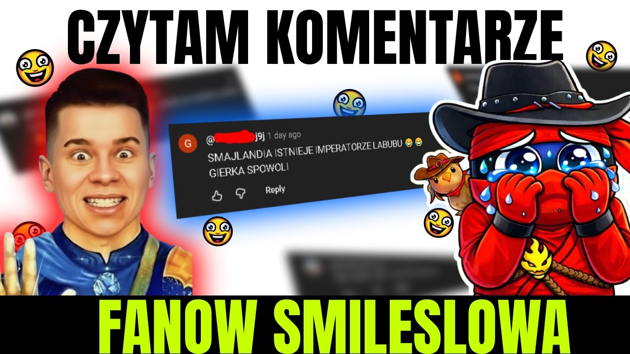 CZYTAM KOMETARZE FANÓW SMILESLOW (SmileSlow Uzywa Boga Pod Zasiegi💀)