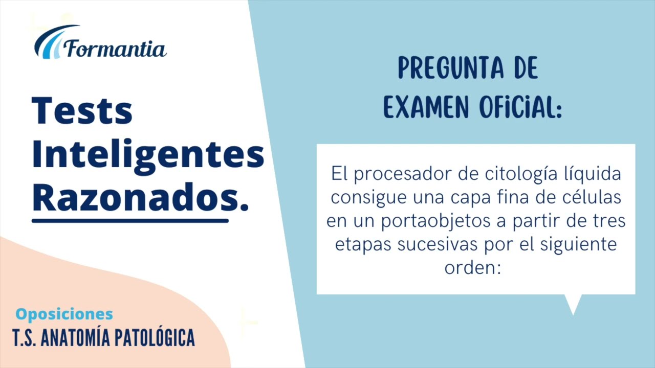 🟡 T.S. ANATOM&Iacute;A PATOL&Oacute;GICA  - Test de Oposici&oacute;n - Pregunta de Examen Oficial N&ordm; 82  OPE NAVARRA 2021