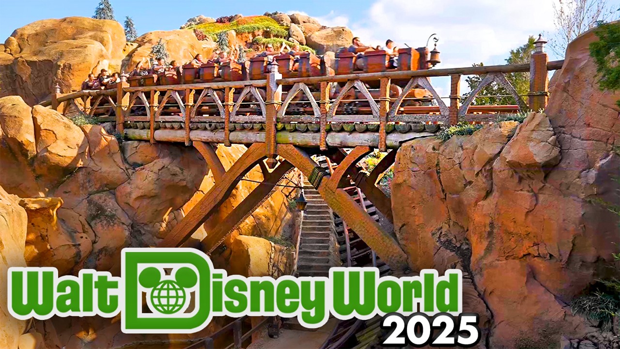 Seven Dwarfs Mine Train 2025 - Magic Kingdom Ride [4K POV]