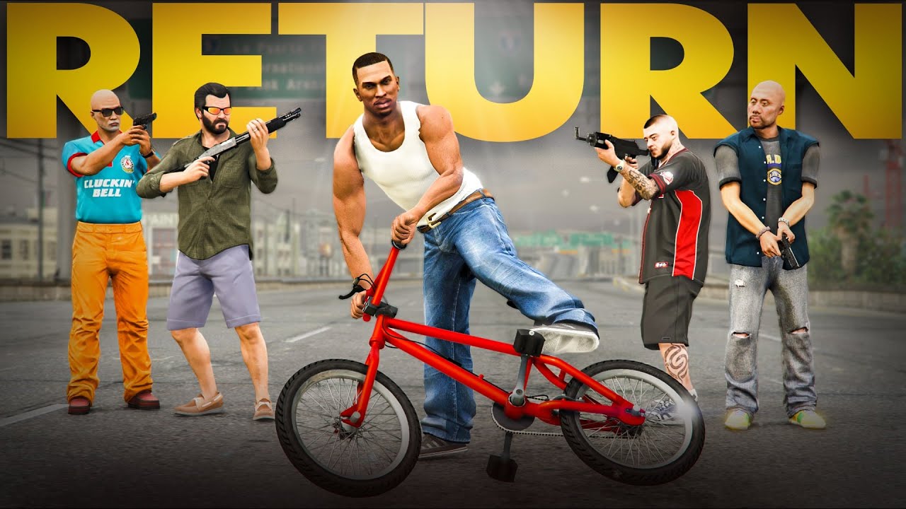 CJ IS BACK | GTA 5 GAMEPLAY