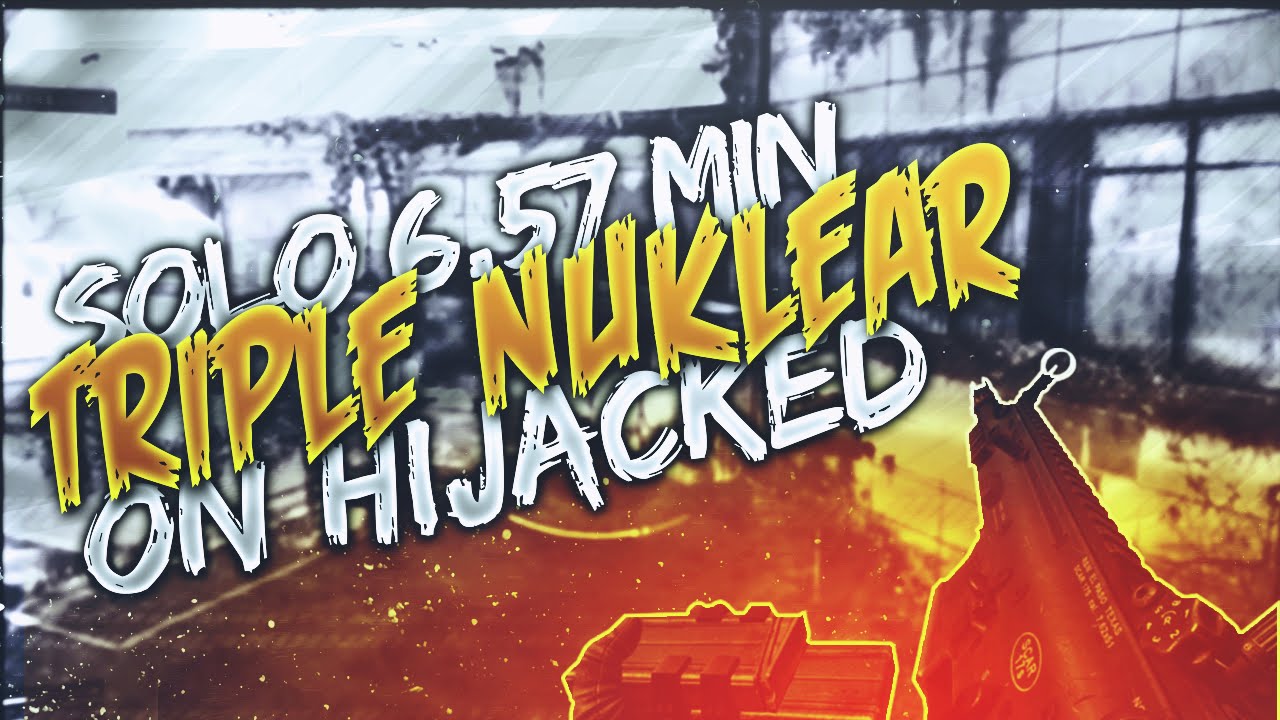 BO2 : *SOLO* TRIPLE NUCLEAR IN 6.57 MIN IN DOMINATION IN BLACK OPS 2 !!! - FACECAM !