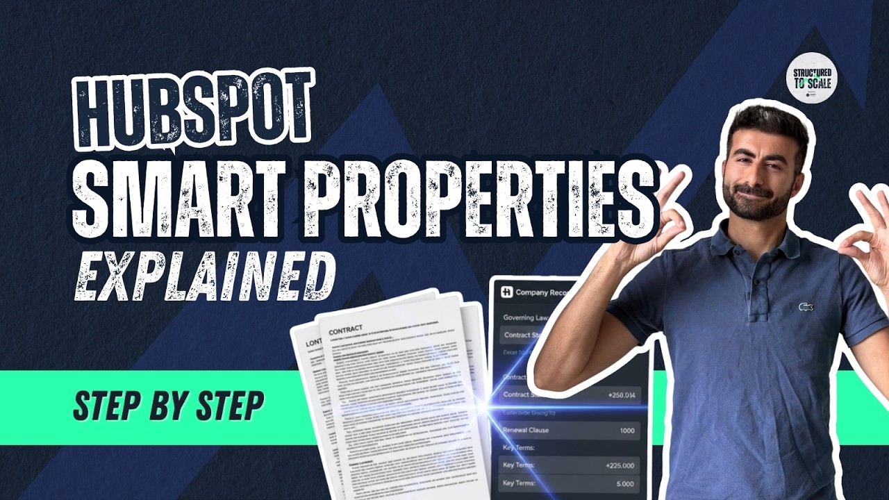 HubSpot Smart Properties Explained + PDF Legal Document Example | Step-by-Step