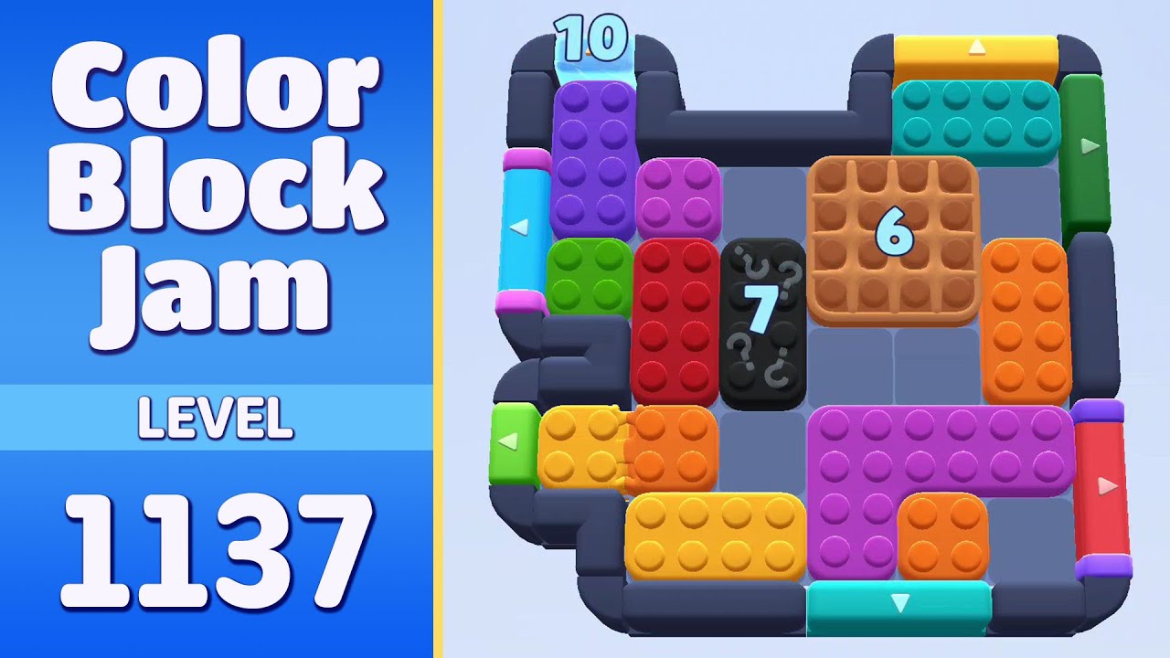 Color Block Jam Level 1137 (1138) | Every Puzzle Solved! 🎯