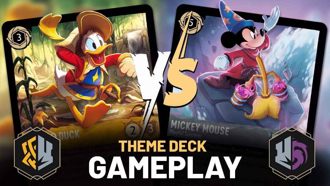 МУШКЕТЁРЫ против МЕТЕЛ! Игровой процесс с КАЗУАЛЬНОЙ колодой Disney Lorcana!