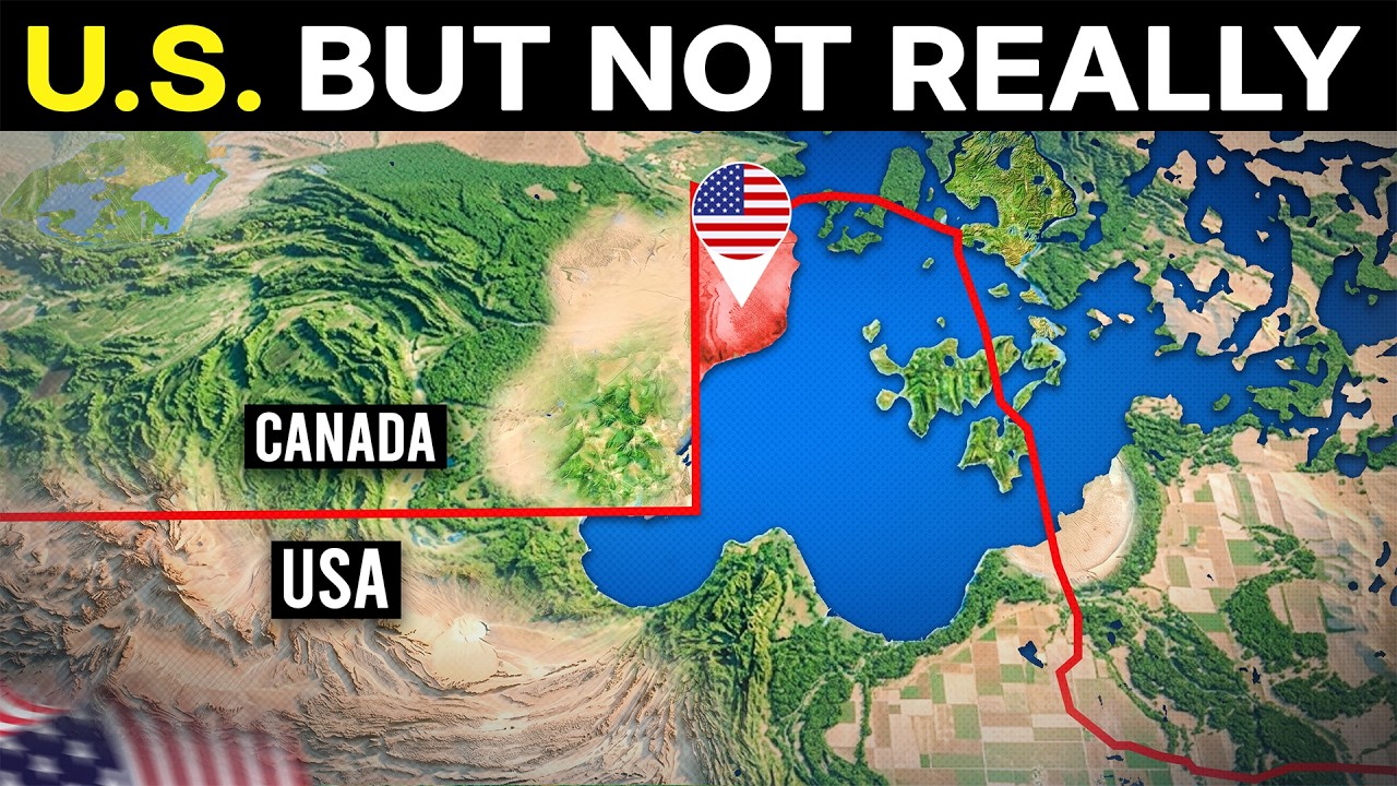 Забытое место в США, окруженное Канадой.