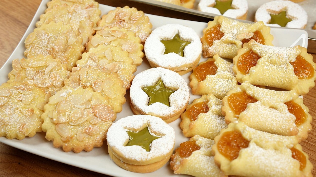 The perfect holiday cookie box! All from ONE dough! They just melt in your mouth