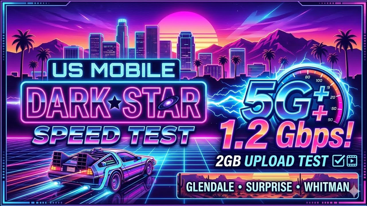 US Mobile Dark Star: Тест скорости Phoenix и стресс-тест 2 ГБ! (Сюрприз от Phoenix)