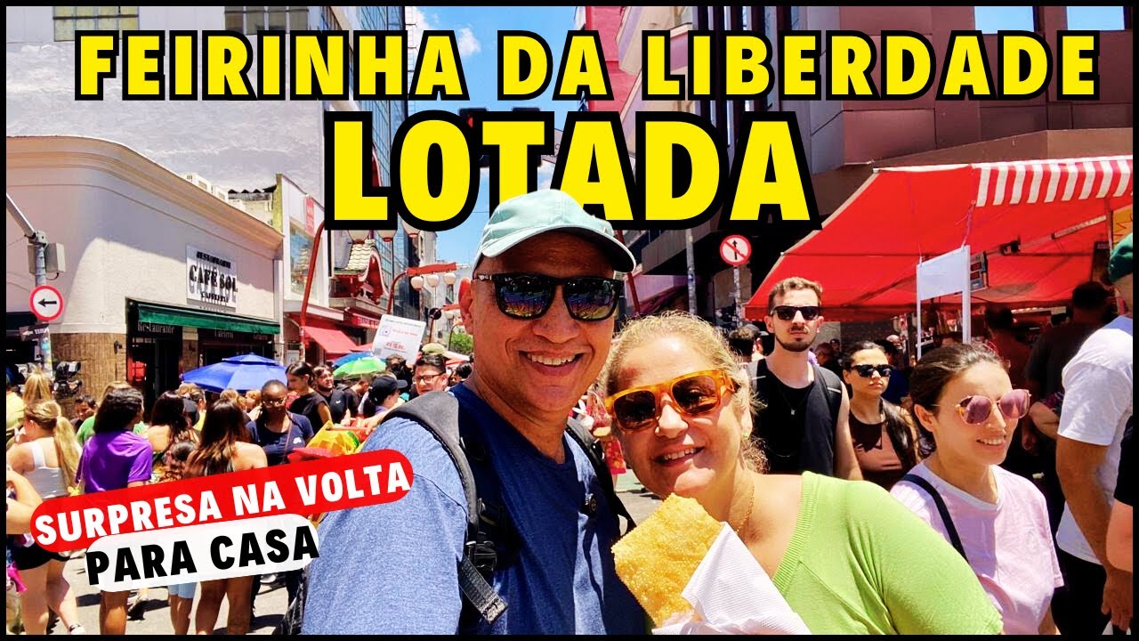 Da FEIRINHA DA LIBERDADE, ao clima de NATAL perfeito. O final salvou o passeio!
