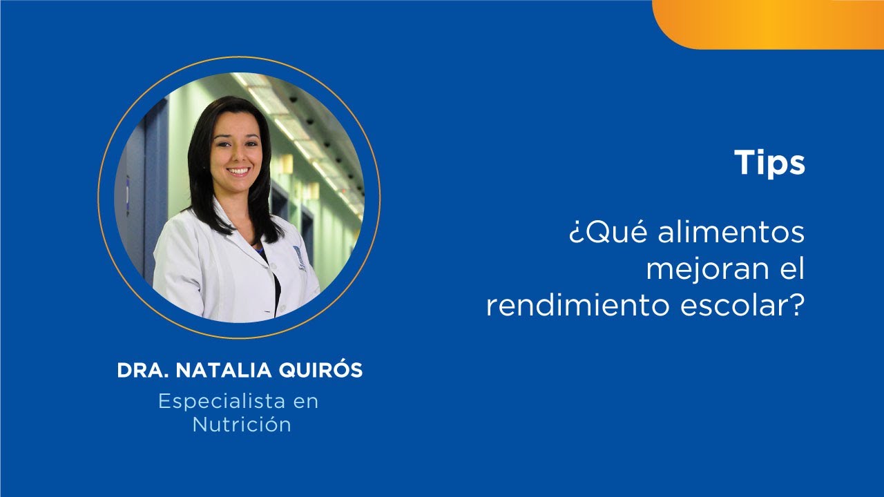 ¿Qué alimentos mejoran el rendimiento escolar?