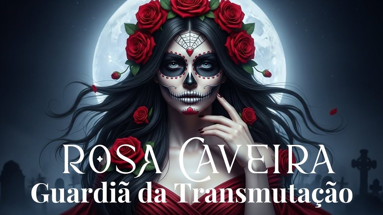 Rosa Caveira Guardiã da Transmutação| Ponto de Força 🌹💀
