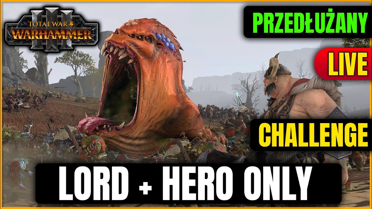 Przedłużany Challenge Lord Campaign — Lords & Heroes Only (No Troops) | Total War: Warhammer III