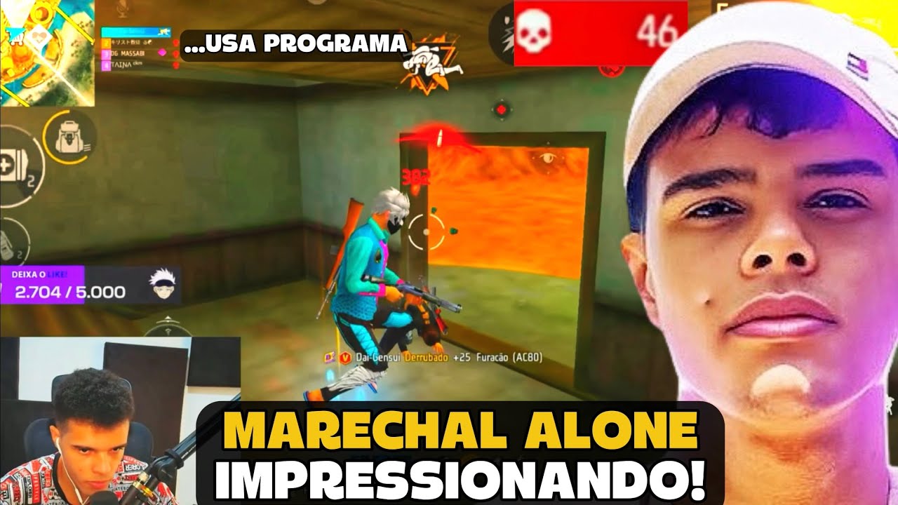 MARECHAL DEIXOU OS ALEATORIOS IMPRESSIONADO COM A SUA SENSI NA RANK! FREE FIRE - MARECHAL HIGHLIGHTS