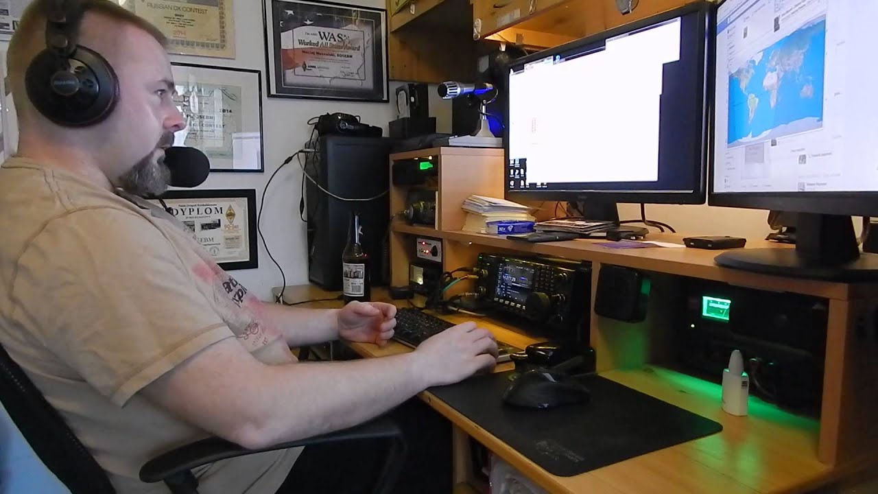 Part 1: SN5V in SPDX Contest 2016 QSOs (ham radio, kr&oacute;tkofalarstwo) beginning of the contest