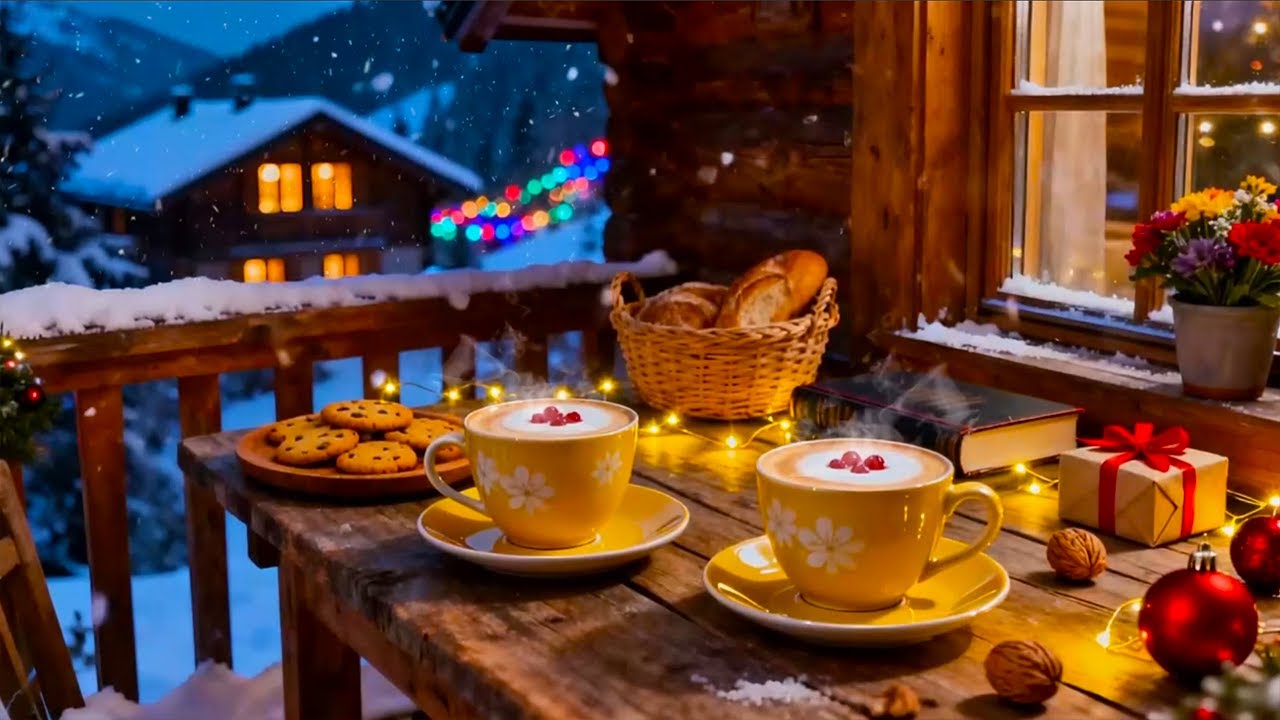Christmas Jazz 🎄 Winter Coffee Jazz & Christmas Bossa Nova Piano for Relaxing Holiday Mood