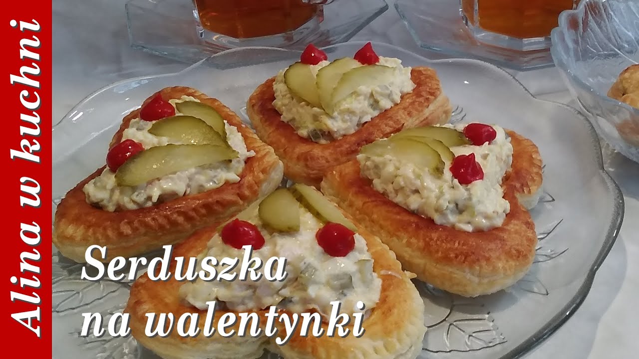 Serduszka na walentynki - pyszna przekąska