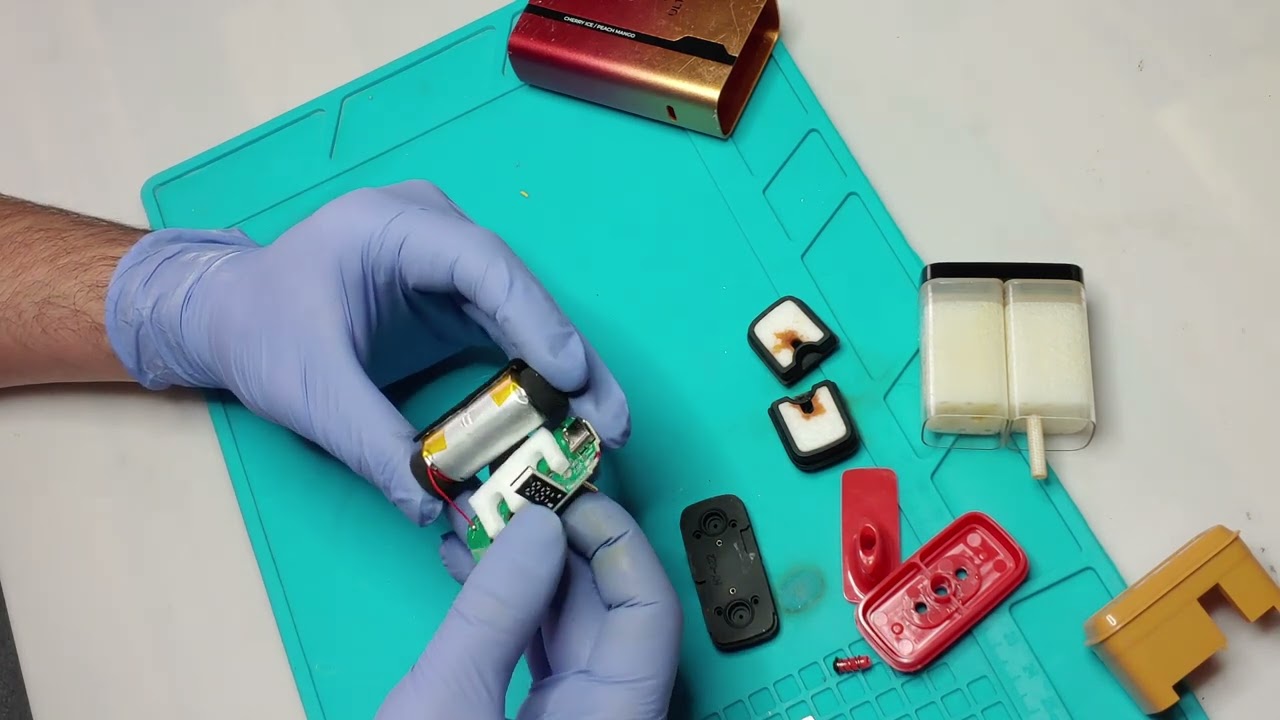 Вскрытие и разборка одноразового вейпа (Hayati Pro Ultra 15000 Puffs Disposable Vape)