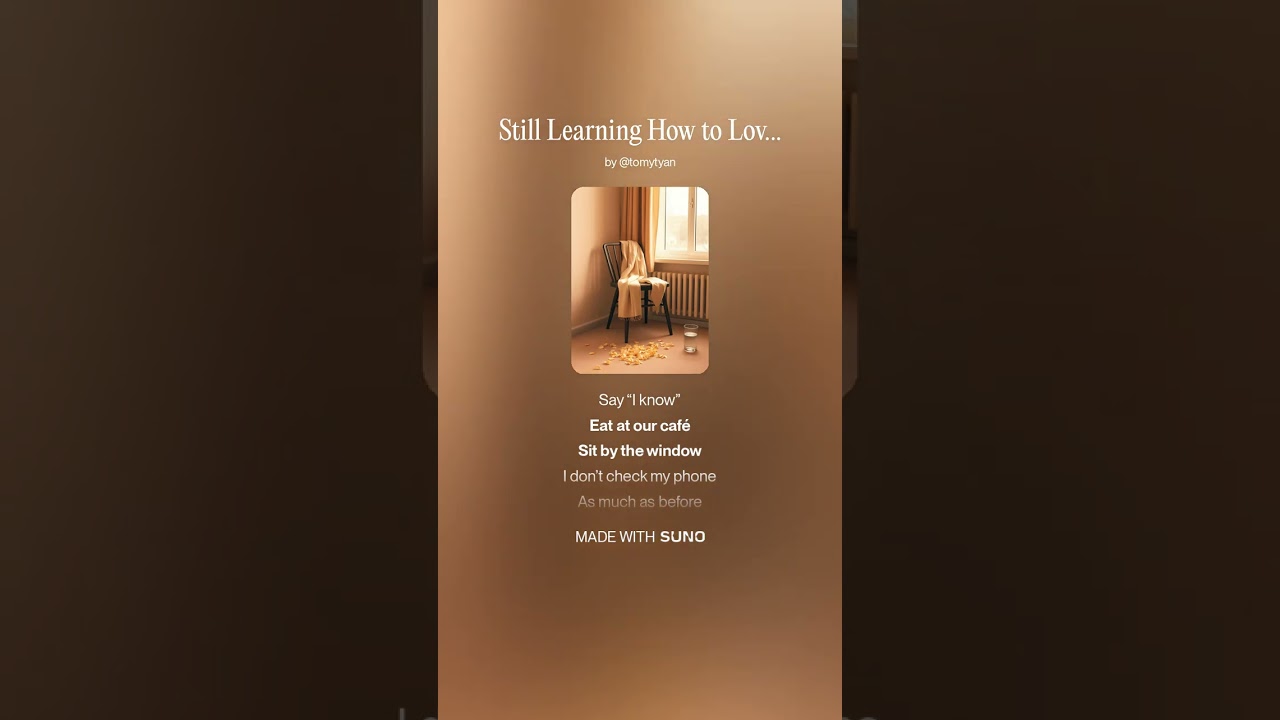Still Learning How to Love You(Official Lyric Video) / AI Female Vocal Ballad癒やし、心地よい、AI音楽