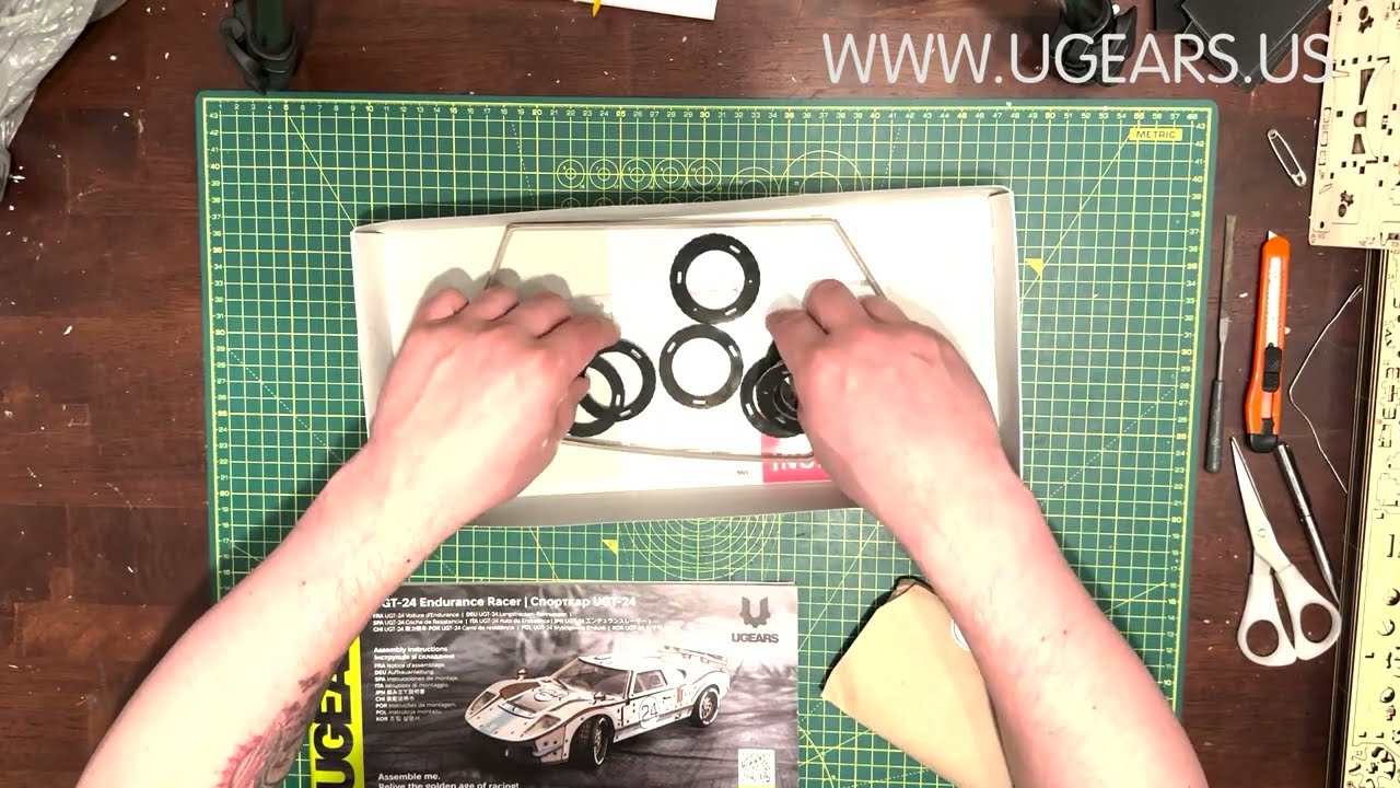Part 1 of 2 of UGears UGT-24 Endurance Racer Assembly Instructions Video by Ukidz LLC | UGears US