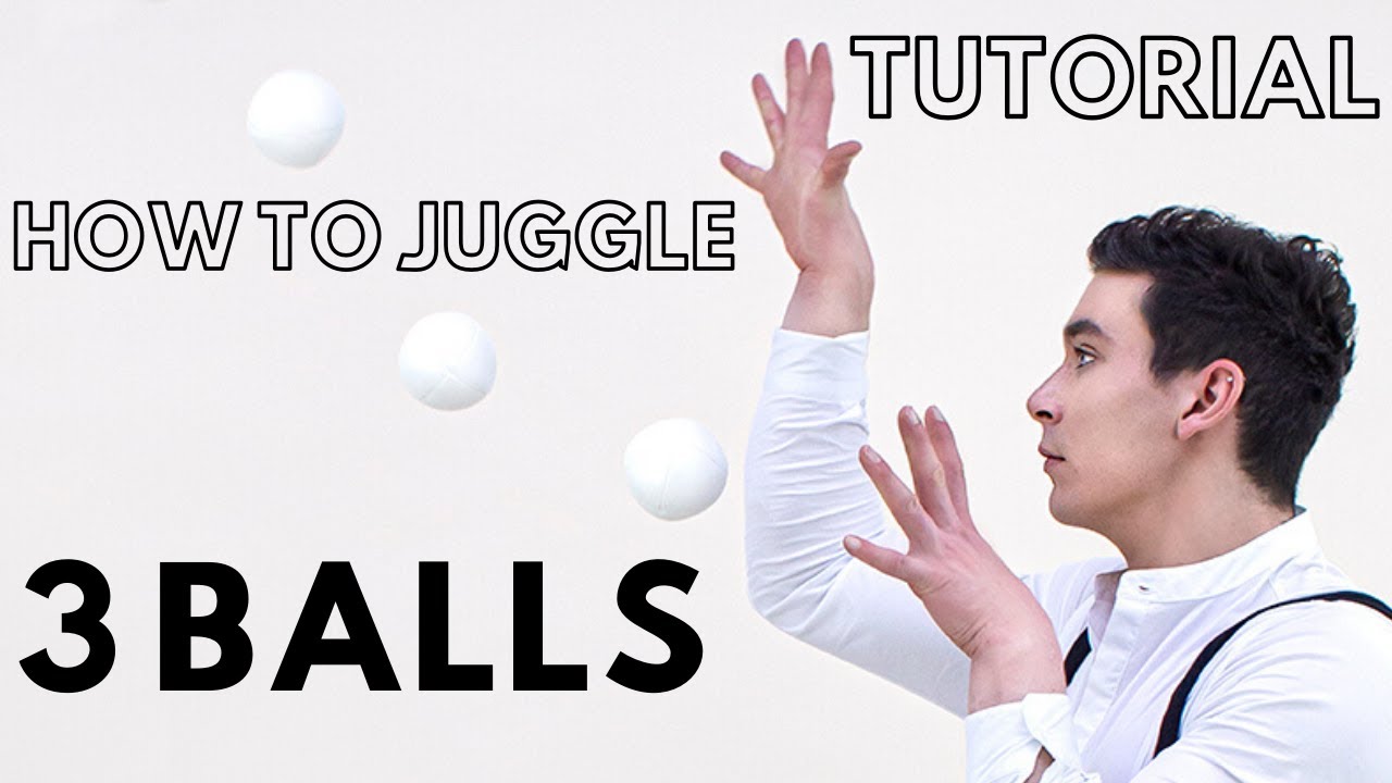 HOW TO JUGGLE (#1) - 3 BALL TUTORIAL - 'CASCADE'