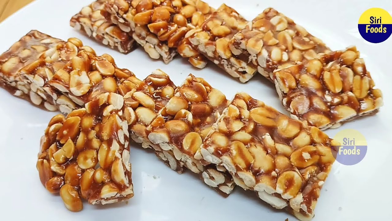 పల్లీ చిక్కీ perfect గా  ఇలా ఈజీగా చేసేయండి|How to make Palli chikki Recipe in Telugu|Palli chikki 