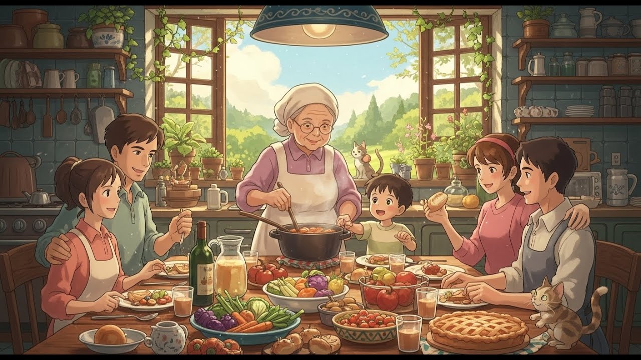 A Happy Afternoon At Grandma’s Cozy Little Shokudo Cooking Traditional Meals Together Sharing Smiles
