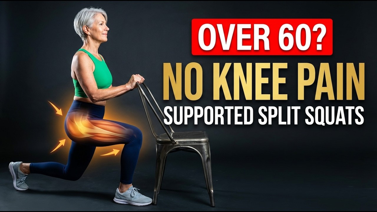 Over 60? SUPPORTED SPLIT SQUATS Can Restore Strength Without Knee Pain