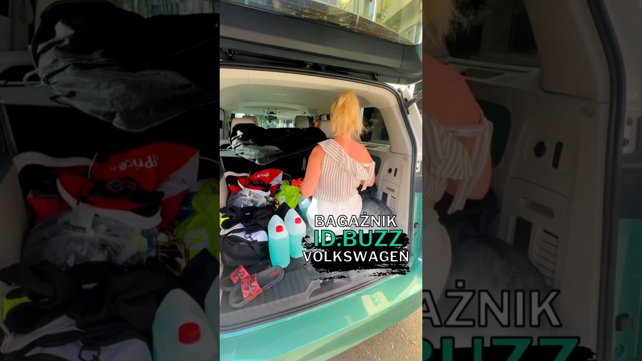 ID.Buzz i jego wielki bagażnik #elektromobilność #idbuzz #volkswagen