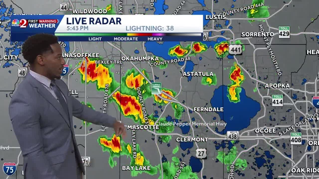 Impact Weather | Strong Storms Surge In Central Florida Bringing Heavy Rain East of 1-4 | Summer ...