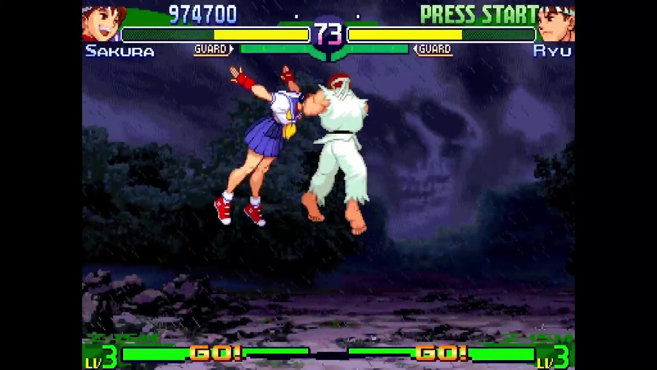 ZEROシリーズの集大成！ストリートファイターZERO3！パートさくら！