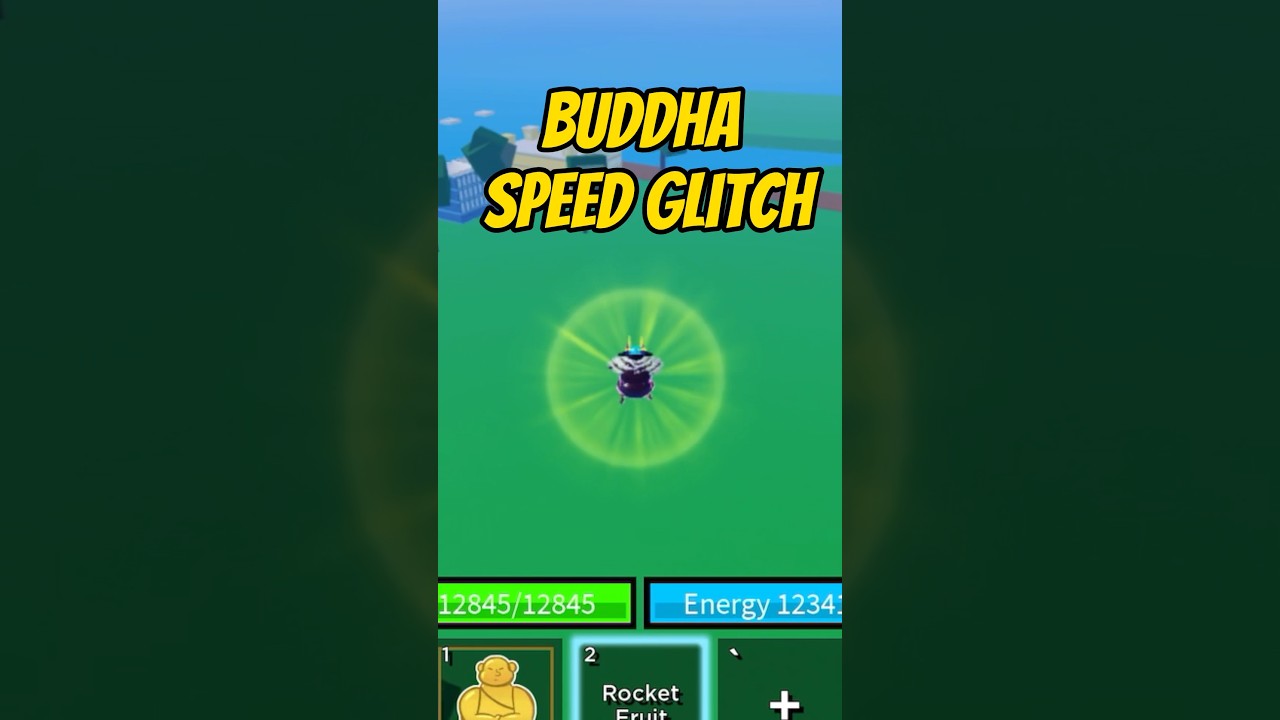 The NEW buddha speed glitch! in #bloxfruits