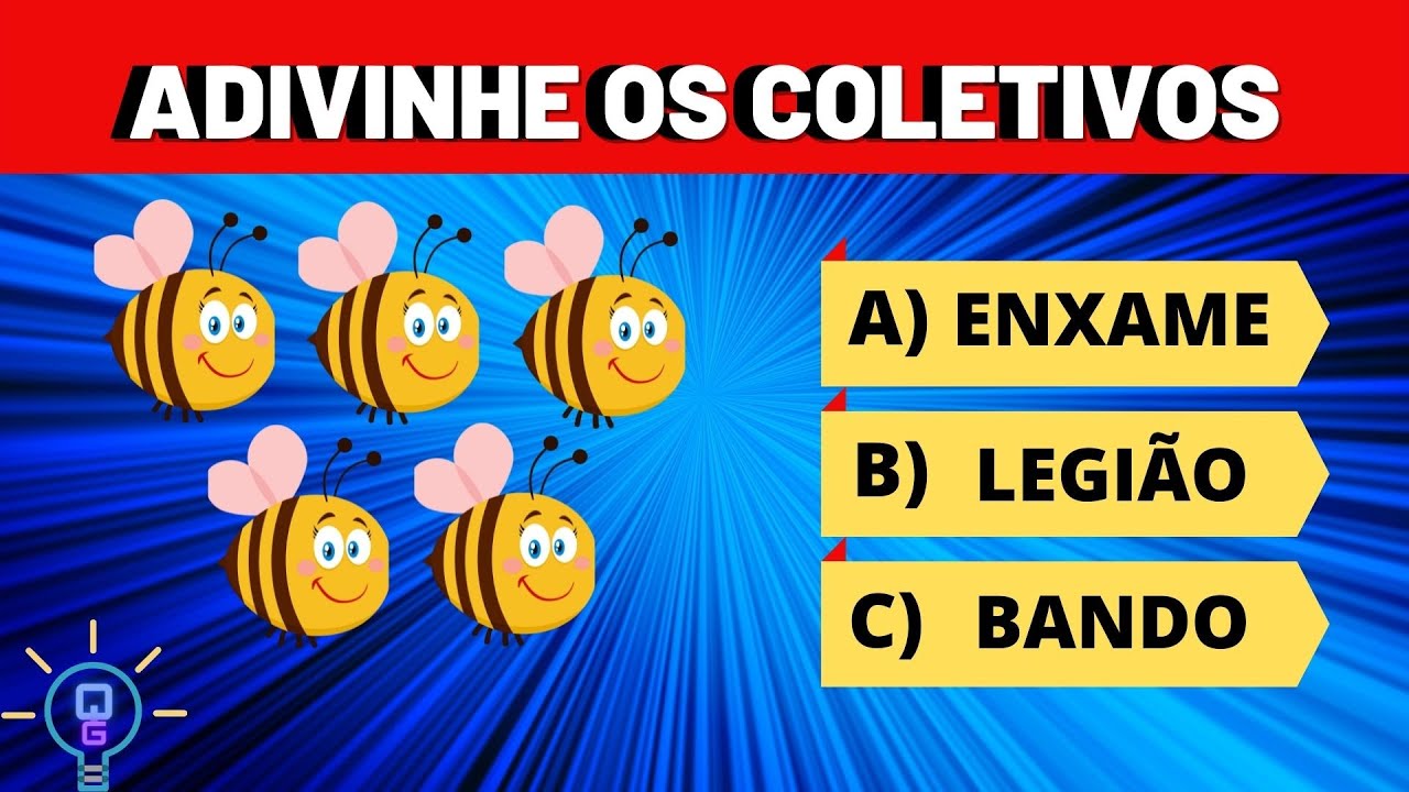 QUIZ DOS COLETIVOS - RESPONDA EM 20 SEGUNDOS - QUIZ GERAL #24