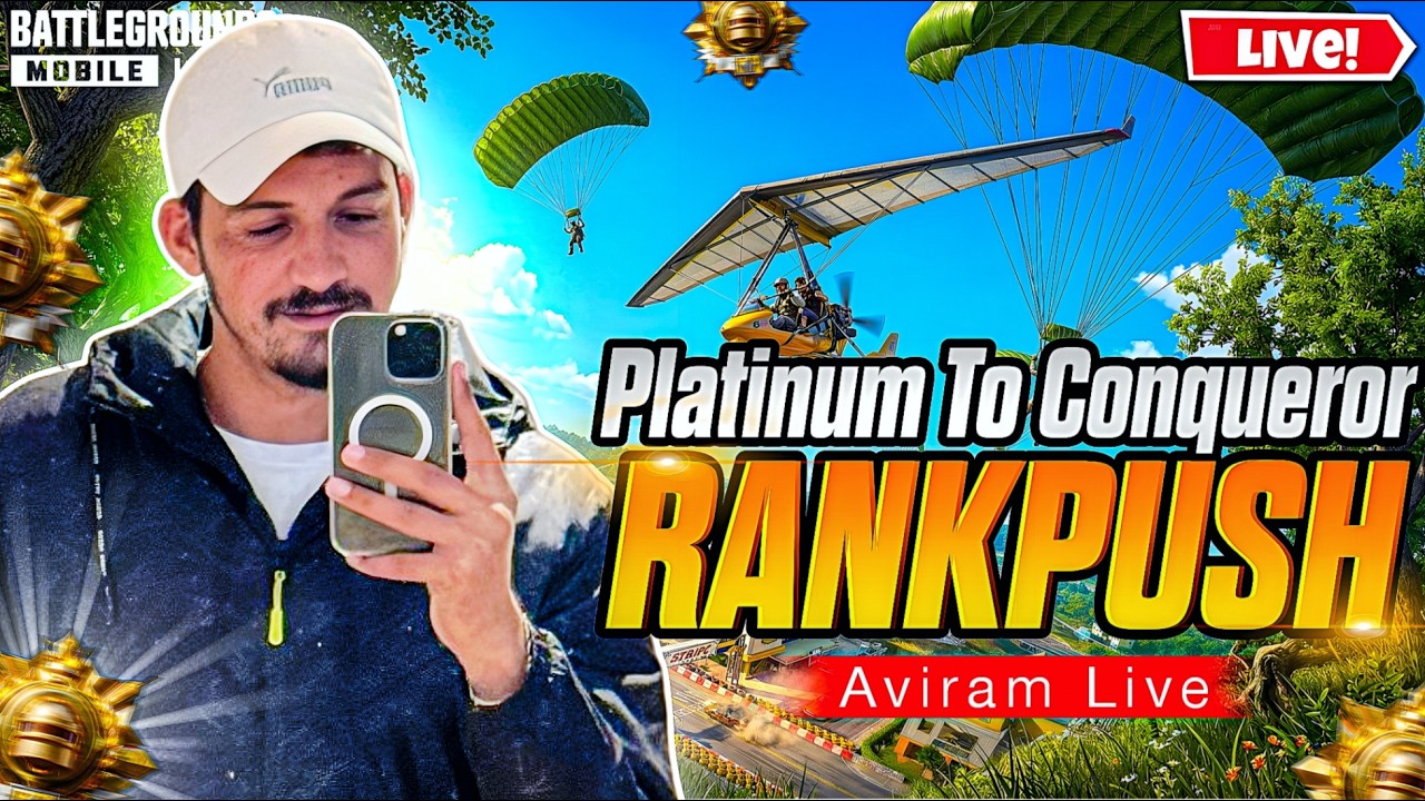 PLATINUM TO CONQUEROR ! 4.3 UPDATE RANK PUSH LIVE ! 120 FPS GAMEPLAY !