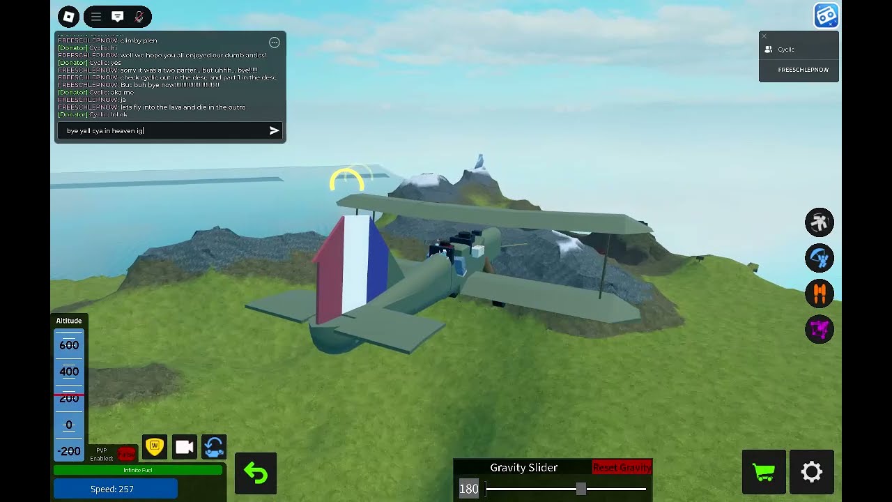 (PART2) Riesenflugzeug V.S. DH-4 ft. Cyclic (Roblox 2025 10 02)