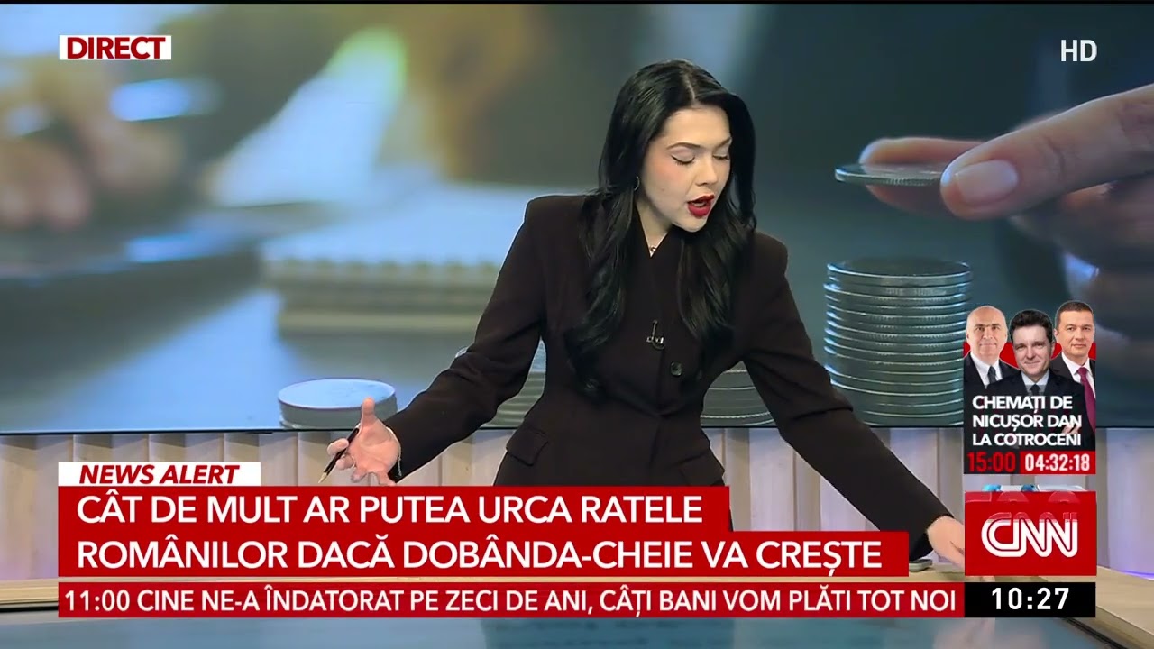 Banca Națională a României anunță astăzi dacă dobânda-cheie va crește