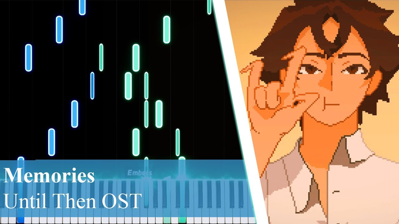 Until Then OST | Memories | Synthesia Tutorial | Piano Cover