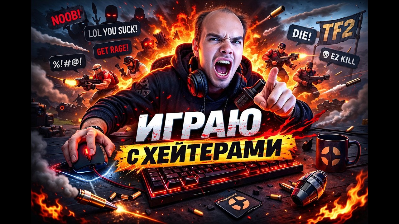 Играю с хейтерами в Team Fortress 2 | Проверка на прочность