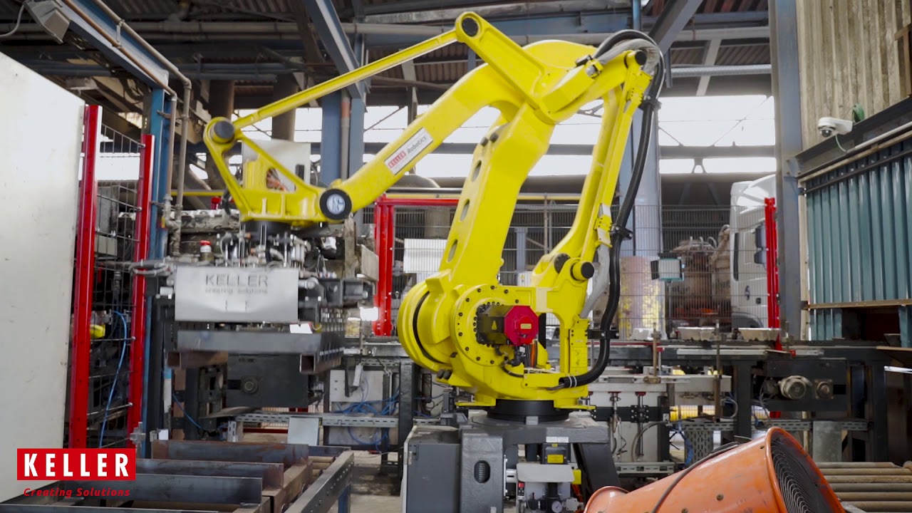 KELLER HCW - Palettierer f&uuml;r Aluminium-Masseln / Palletizer for aluminium ingots