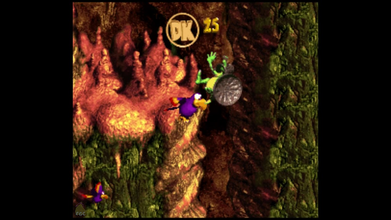 Buzzer Barrage 103% Walkthrough - Donkey Kong Country 3 Dixie Kong's Double Trouble 103% Walkthrough