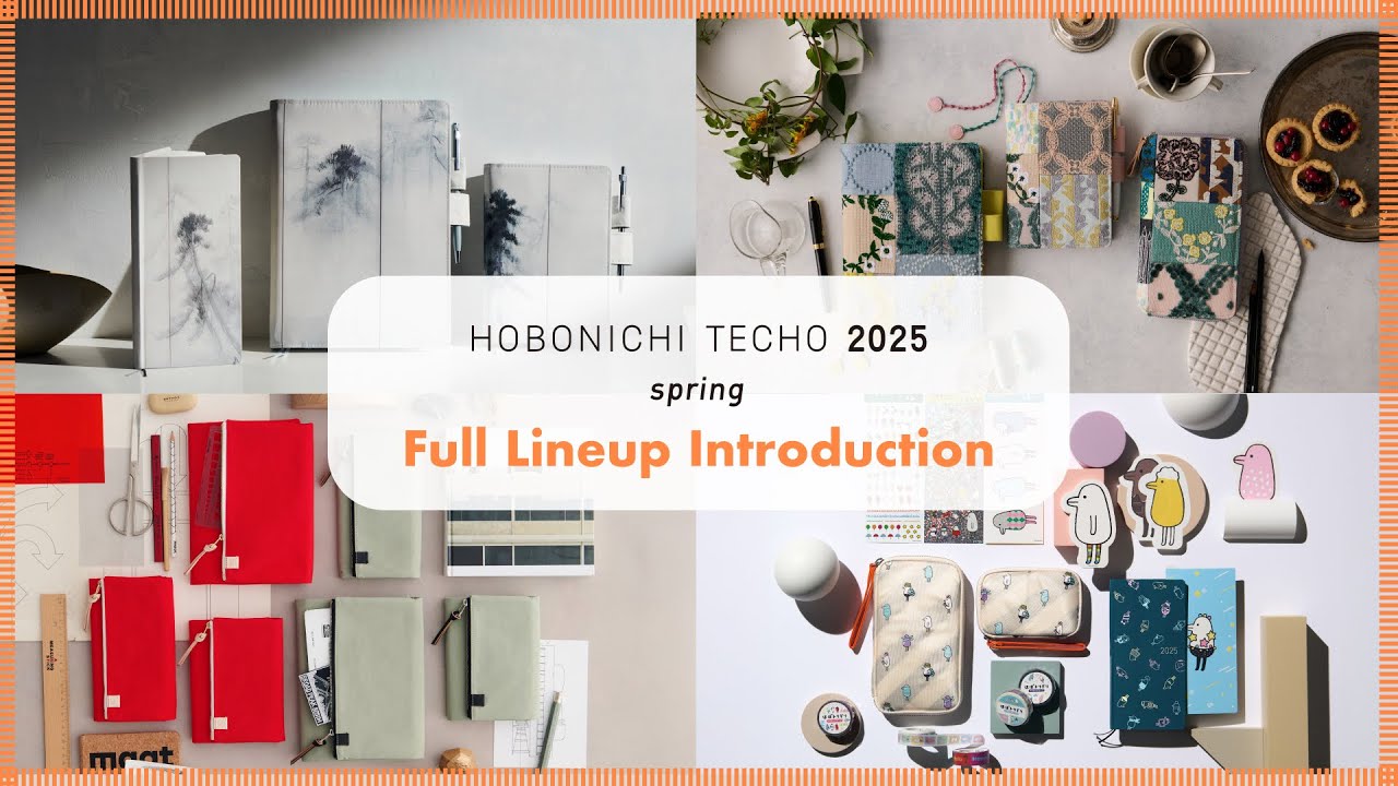 Hobonichi Techo 2025 Spring (April-Start) | Full Lineup Introduction