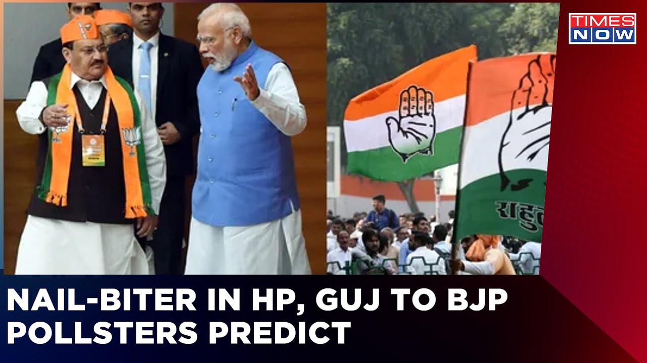 Exit Polls Predict BJP Set To Retain Power In Gujarat, Close Contest In Himachal Pradesh | Times Now