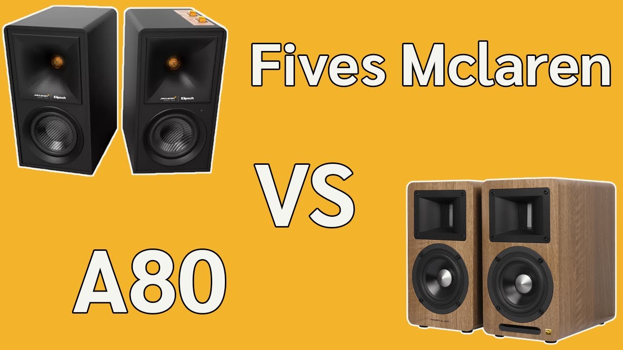 Edifier Airpulse A80   VS  Klipsch The Fives Mclaren Edition